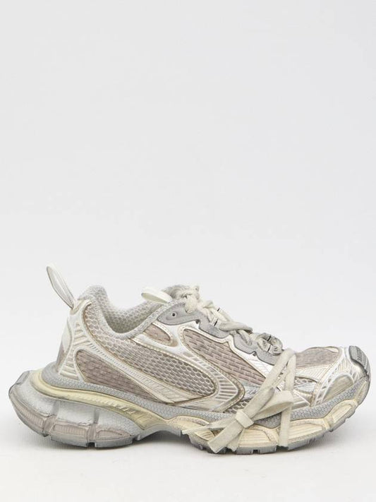 Luxury Balenciaga 3XL Mesh Panel Low Top Sneakers Grey