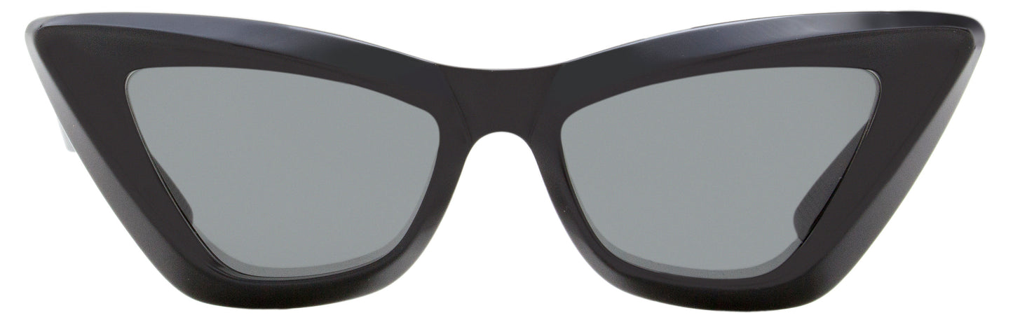Luxury Bottega Veneta Women's Cateye Sunglasses BV1101S 001 Black/Gold 53mm