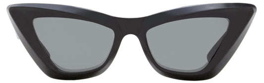 Luxury Bottega Veneta Women's Cateye Sunglasses BV1101S 001 Black/Gold 53mm