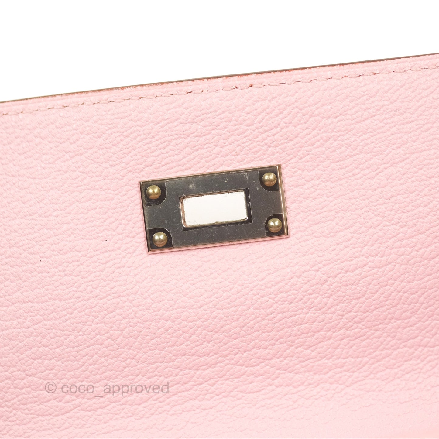 Hermès Ghillies Kelly Wallet Rose Sakura Swift Palladium Hardware