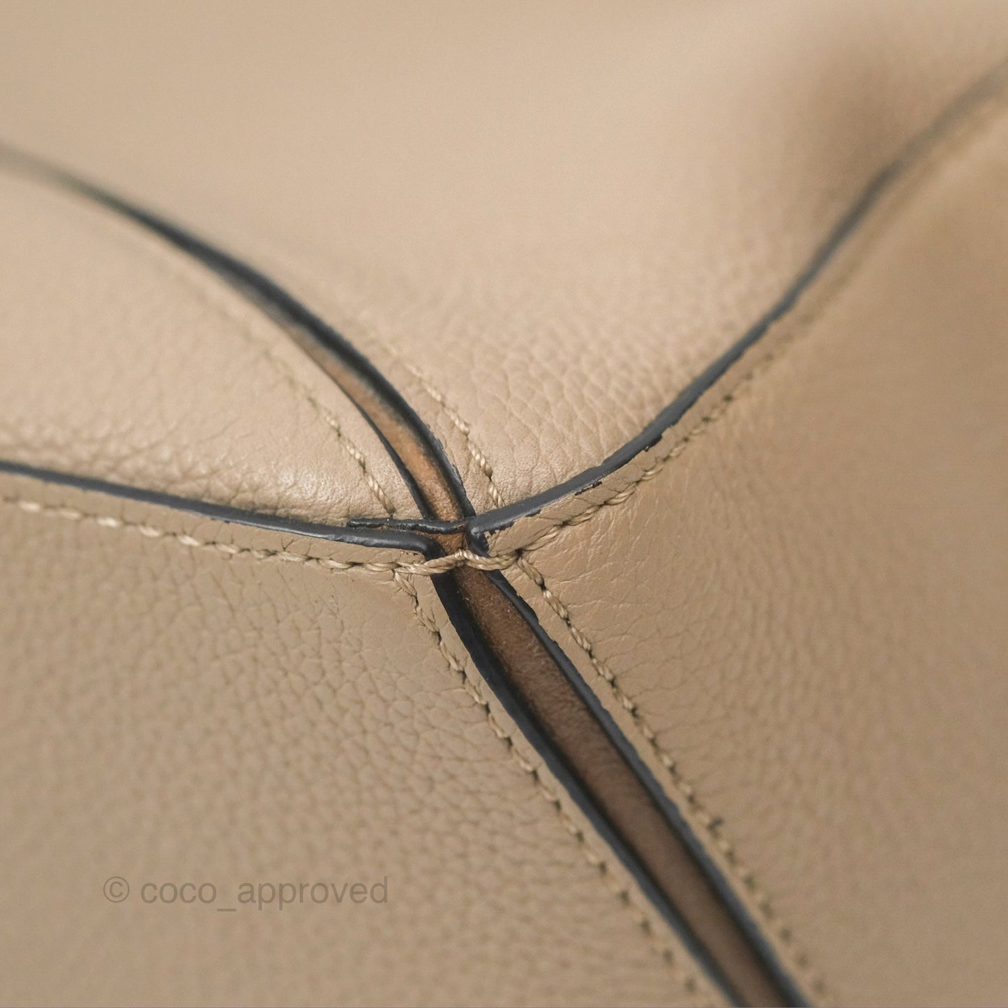 Loewe Small Puzzle Bag Sand Mink Grained Calfskin
