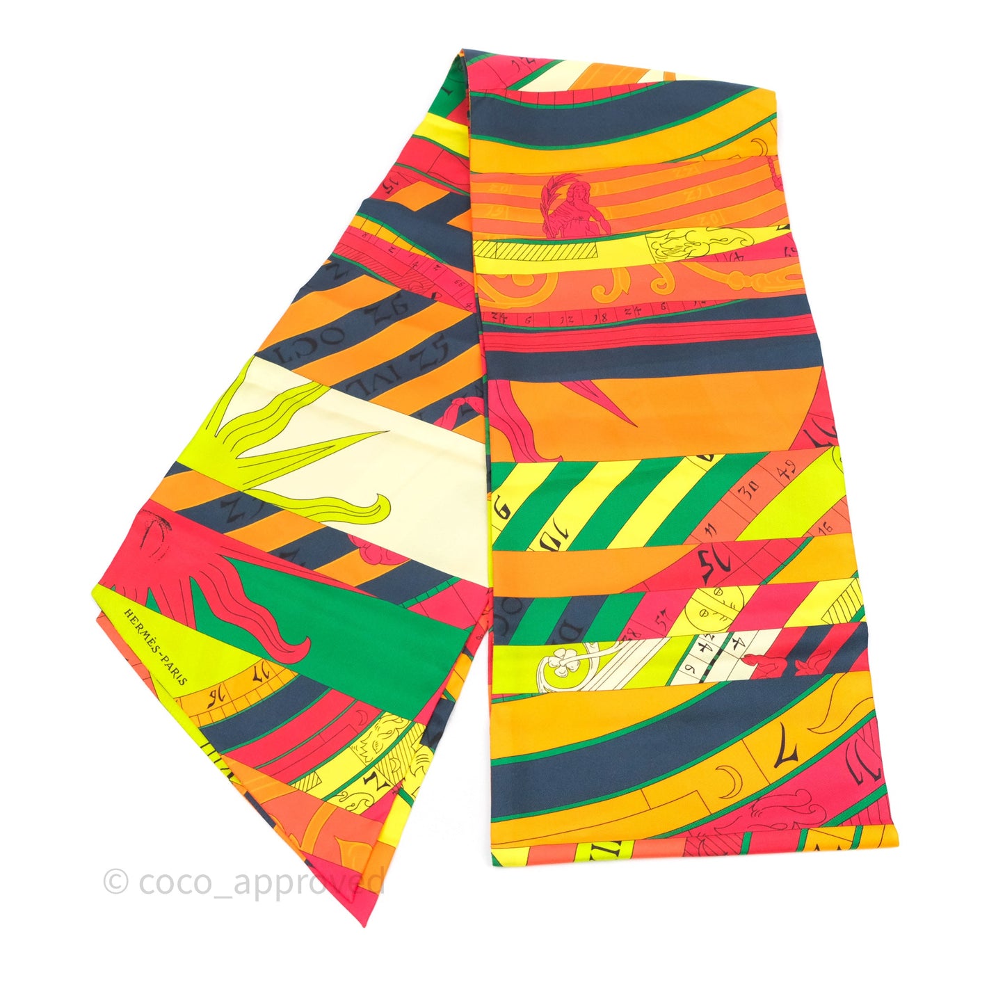 Hermes Astrologie Nouvelle Maxi Twilly Scarf Silk