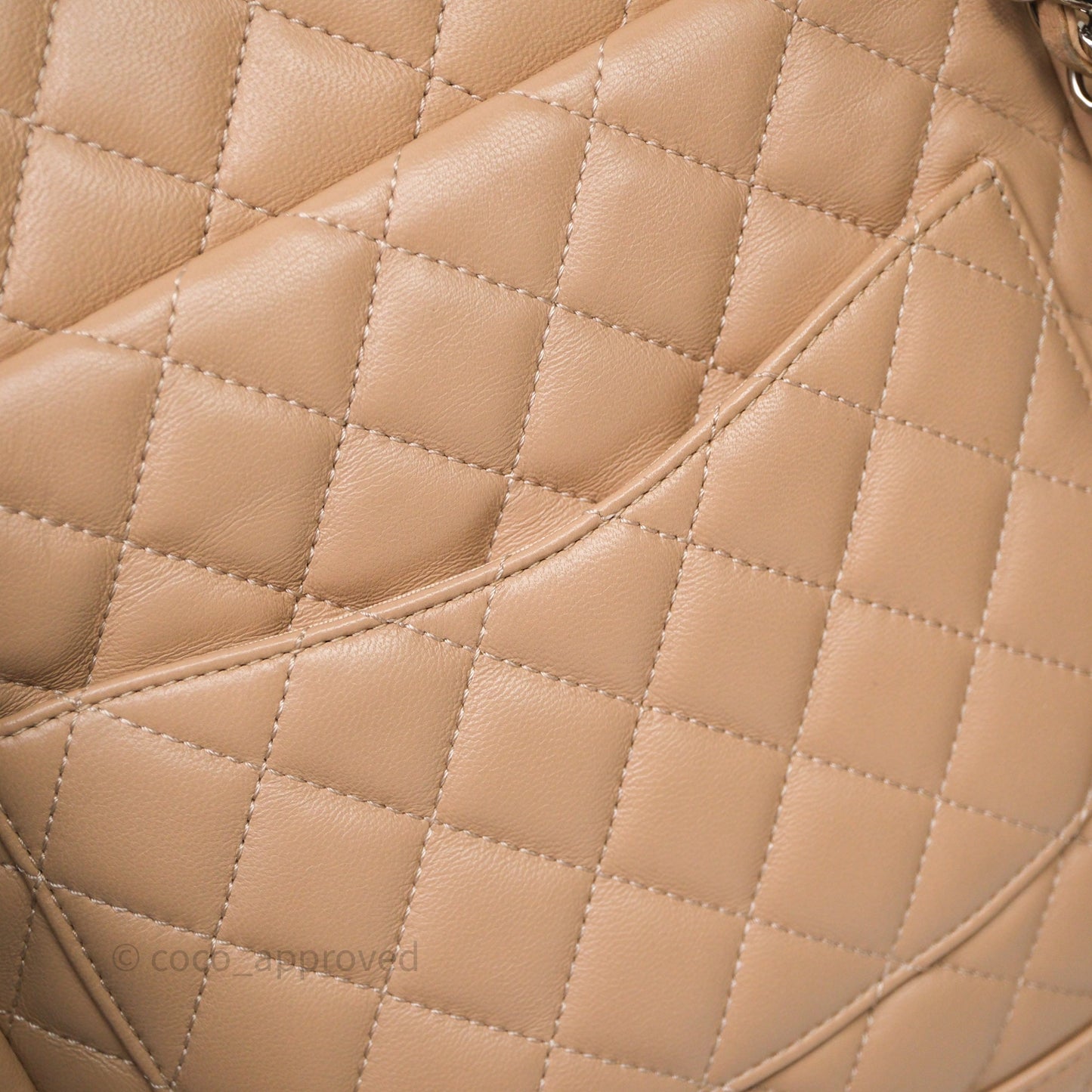 Chanel Quilted Small Urban Spirit Backpack Beige Lambskin Silver Hardware