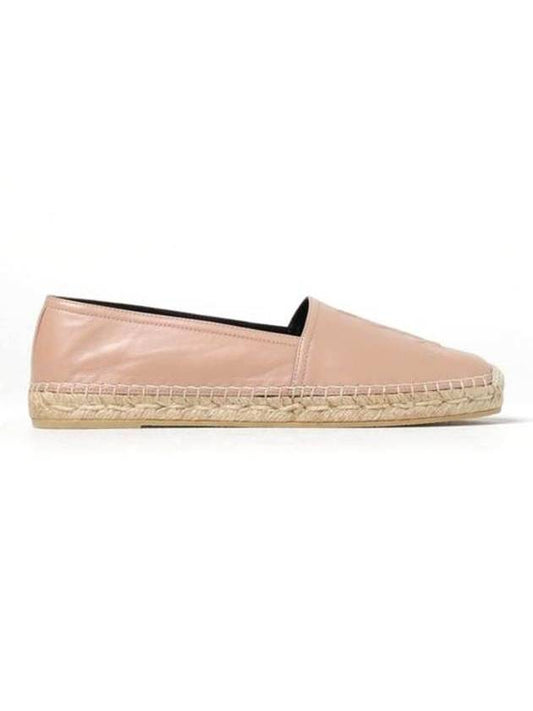 Luxury Saint Laurent Cassandre Leather Espadu Pink