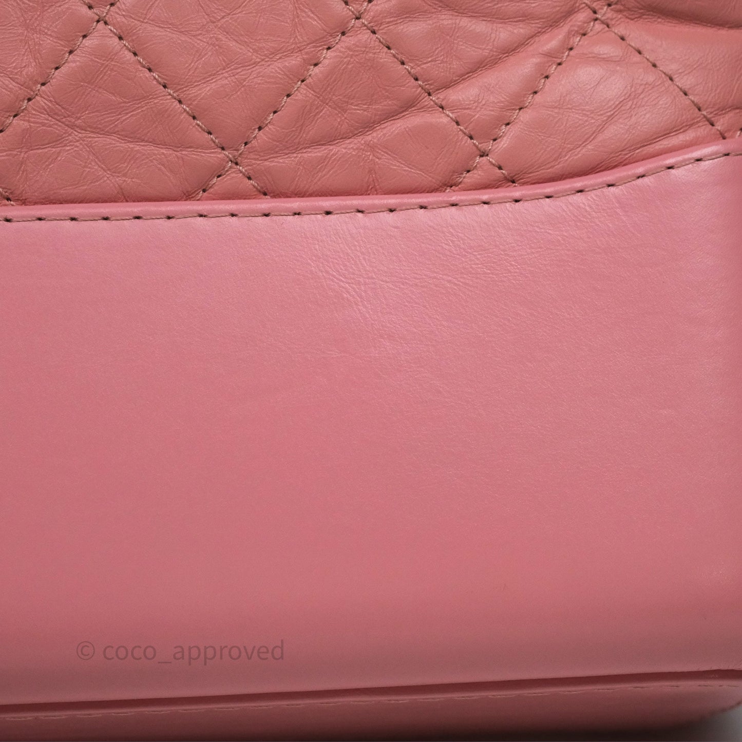 Chanel Large Gabrielle Hobo Pink Aged Calfskin Mixed Hardware 19S
