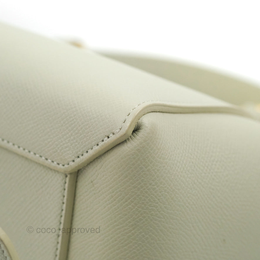 Celine Micro Belt Bag Light Khaki Grained Calfskin Silver Hardware