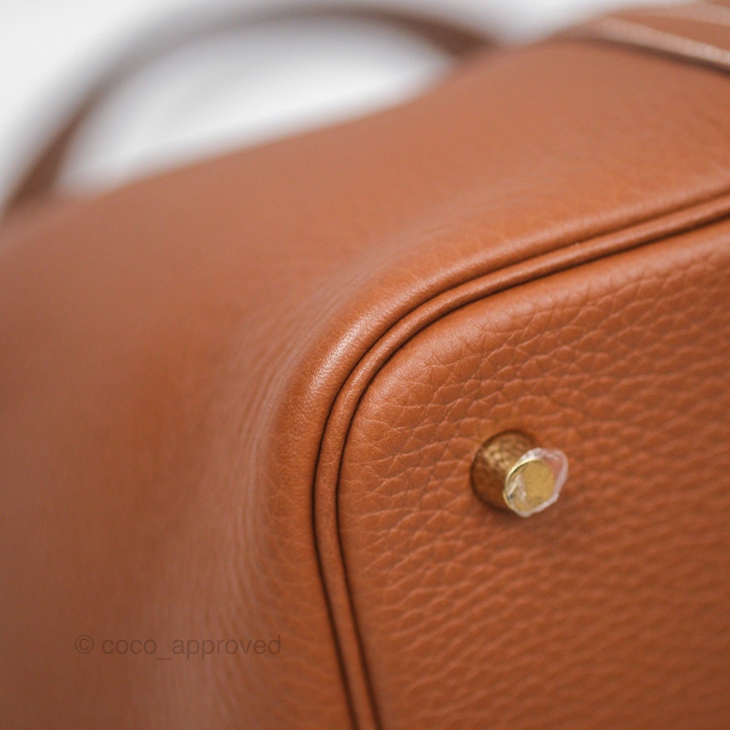 Hermès Picotin Lock 22 Gold 37 Clemence Gold Hardware