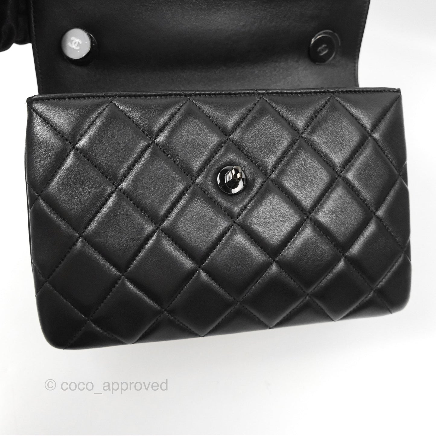Chanel Small Trendy CC So Black Lambskin