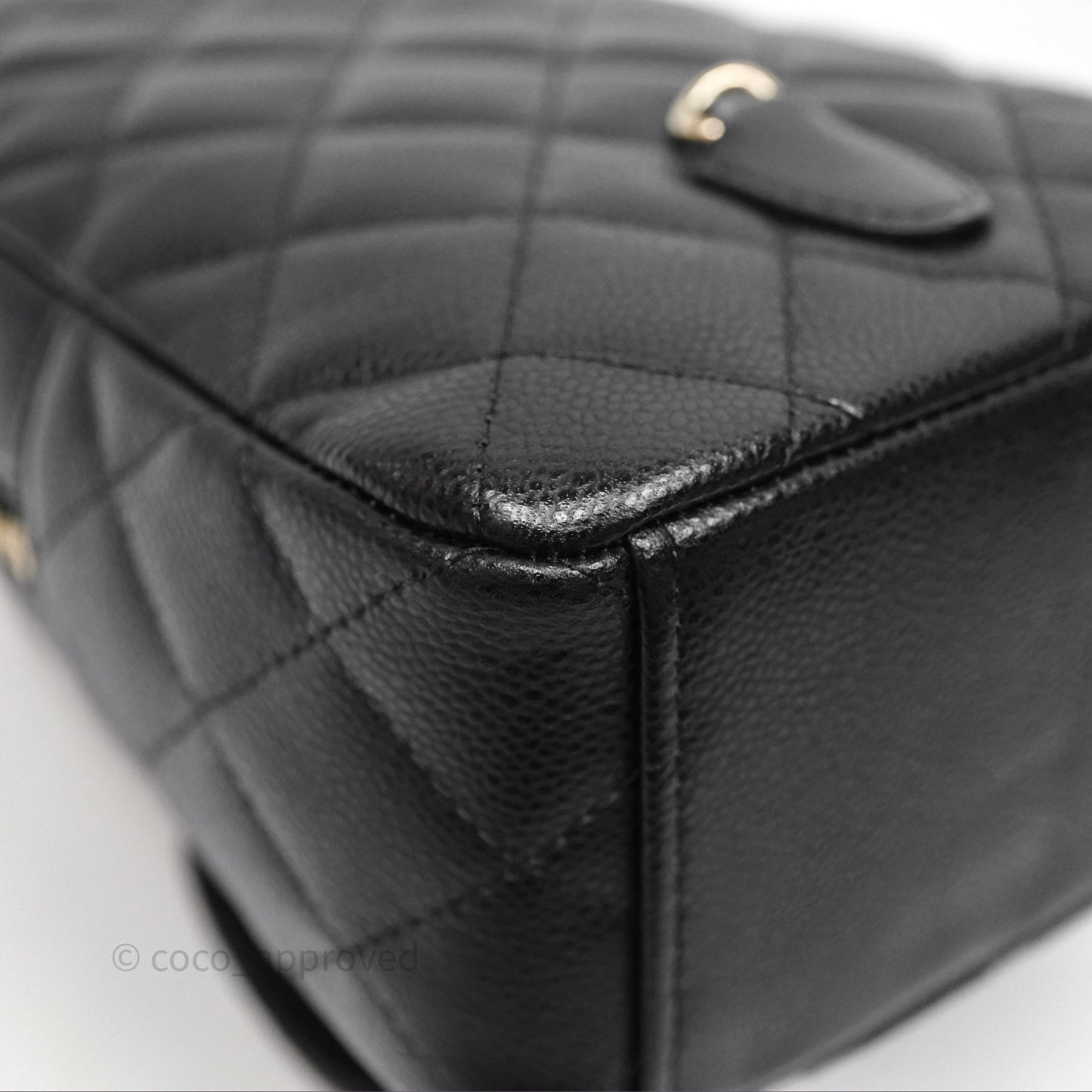 Chanel Classic Mini Backpack Black Caviar Gold Hardware