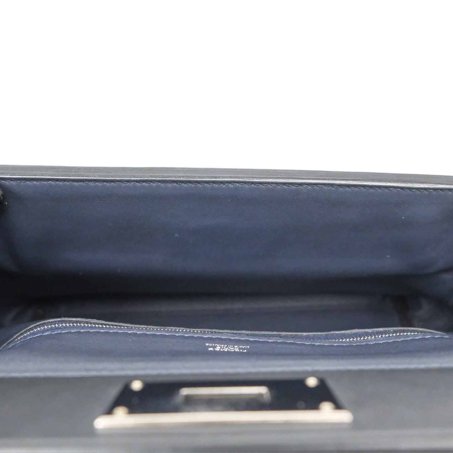 Hermès 24/24 29 Bleu Nuit 2Z / Noir Black 89 Togo/Swift Palladium Hardware