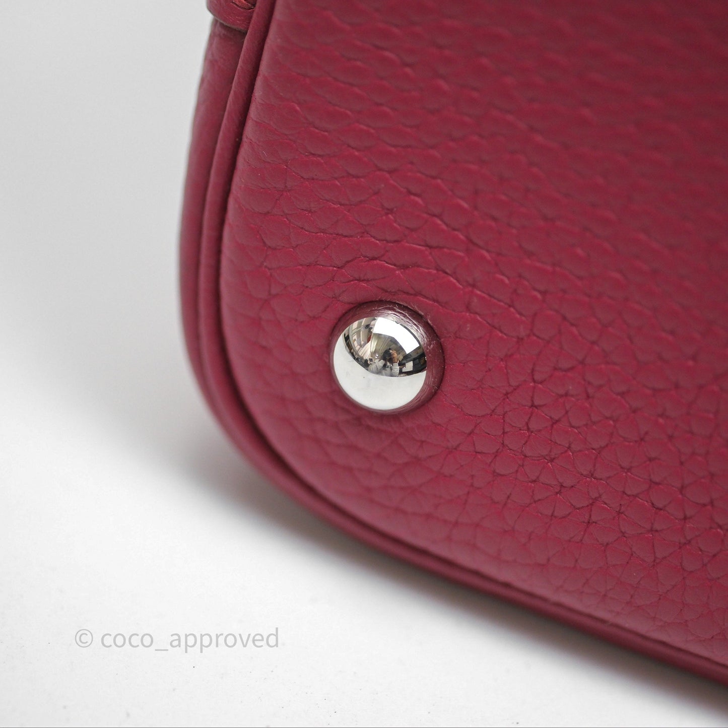 Hermès Bolide 1923 31 Rubis B5 Clemence Palladium Hardware