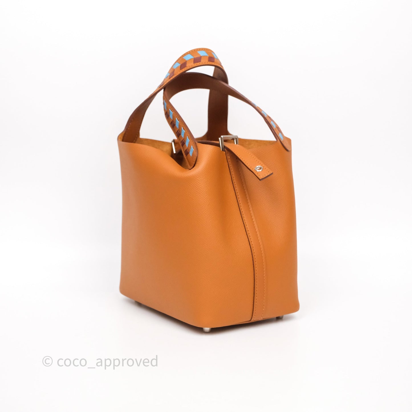Hermès Picotin 18 Tressage Gold Epsom Palladium Hardware