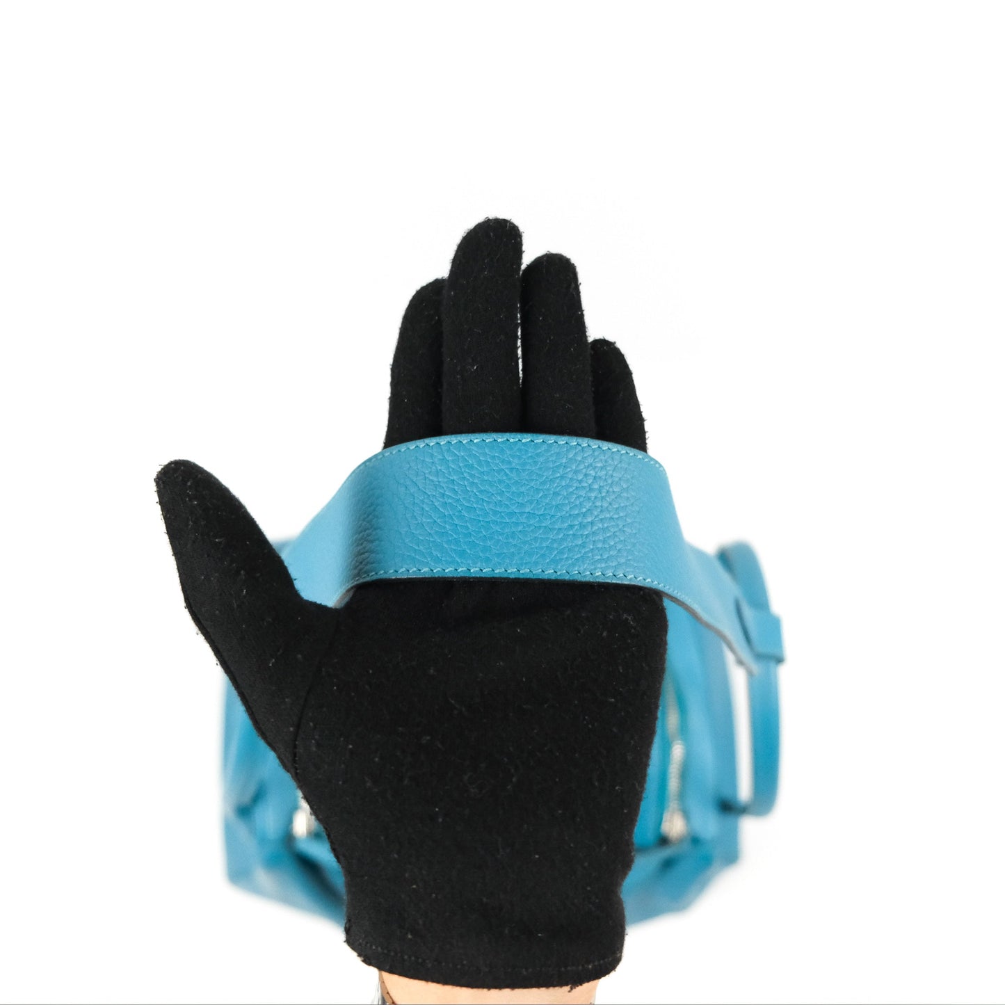 Hermès Lindy 34 Blue Paon Clemence Palladium Hardware