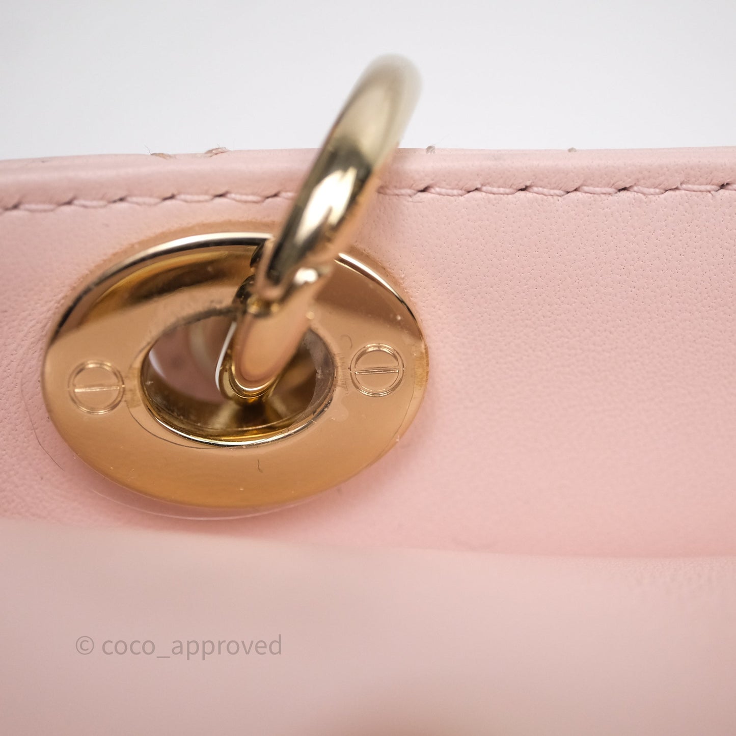 Dior Micro Lady D-Joy Bag Powder Pink Cannage Lambskin