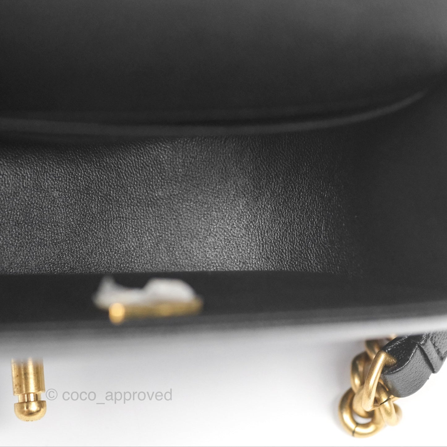 Chanel Boy Messenger Bag Black Caviar Aged Gold Hardware