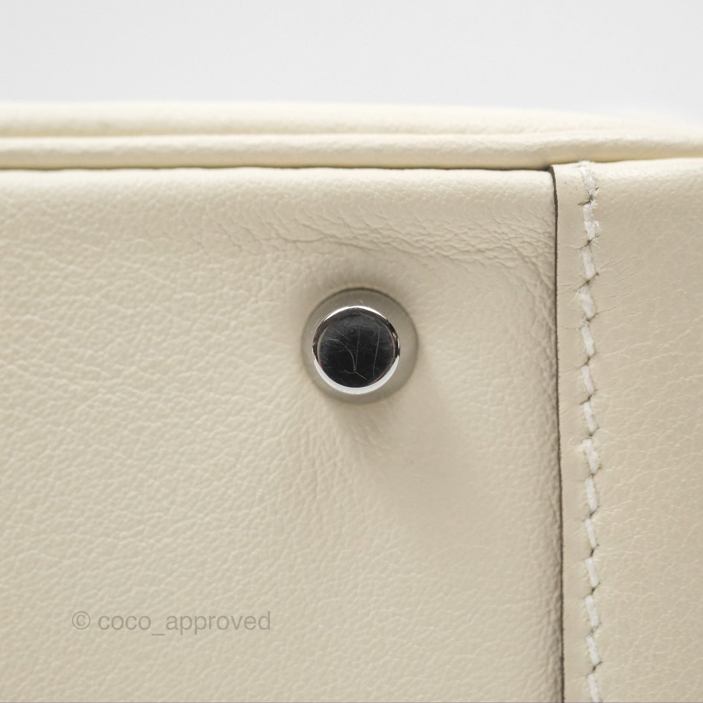 Hermès Mini Lindy 20 Nata I2/ Lime 9R Swift Palladium Hardware