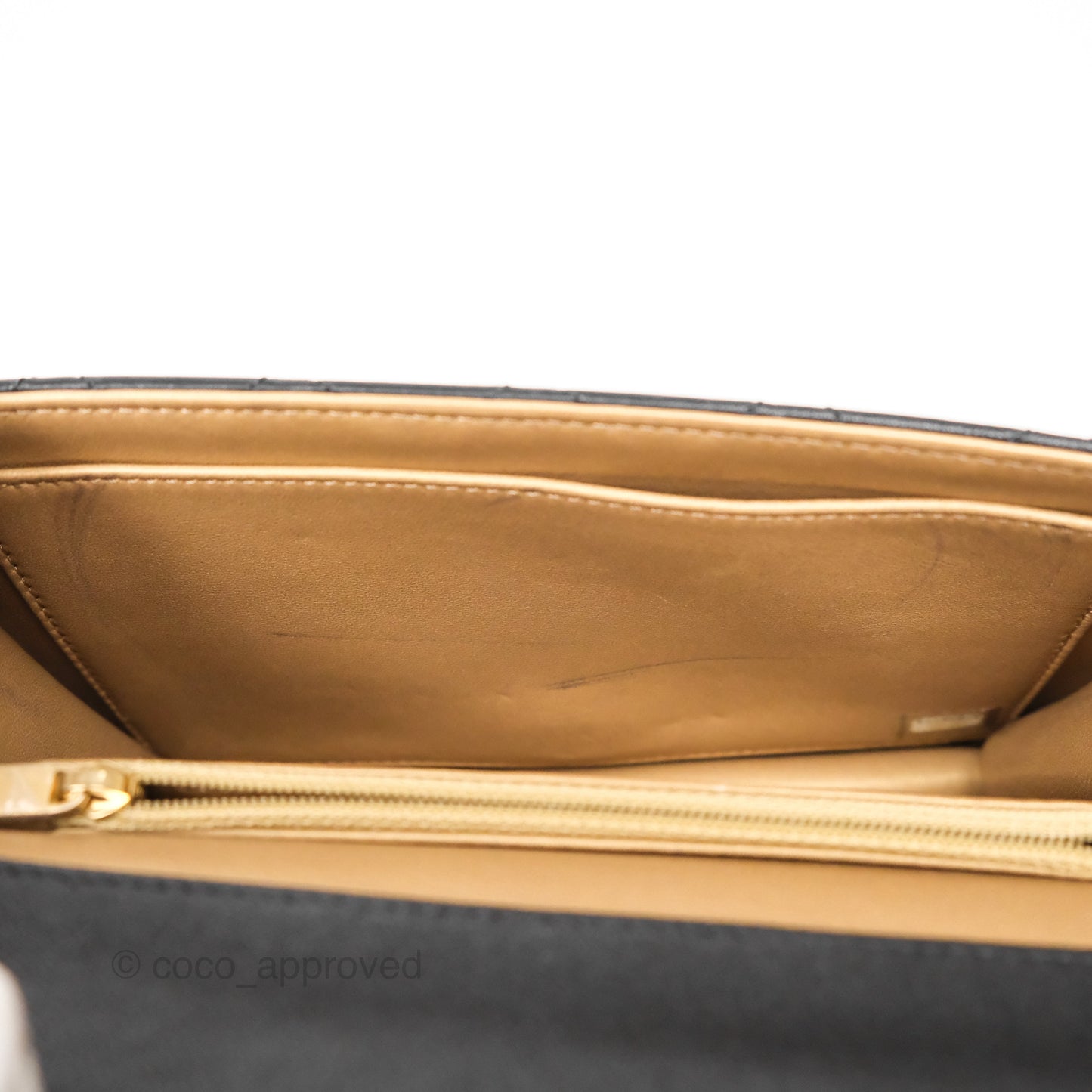 Chanel Small Chic Pearls Flap Quilted Black Goatskin Aged Gold Hardware