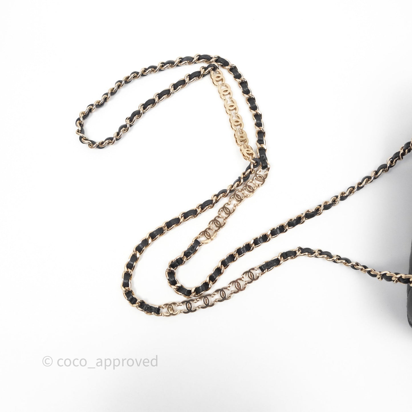 Chanel Vanity with CC Chain Black Caviar Gold Hardware
