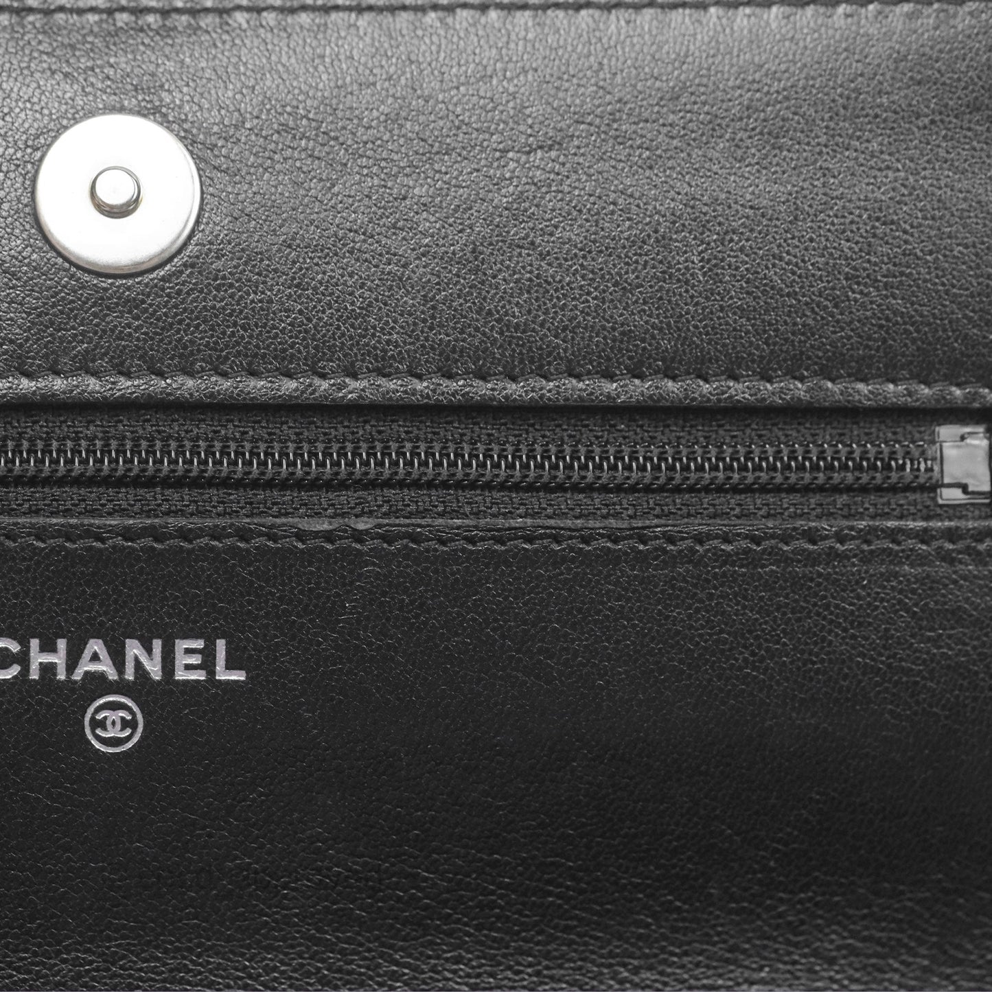 Chanel 19 Wallet on Chain WOC Black Mixed Hardware