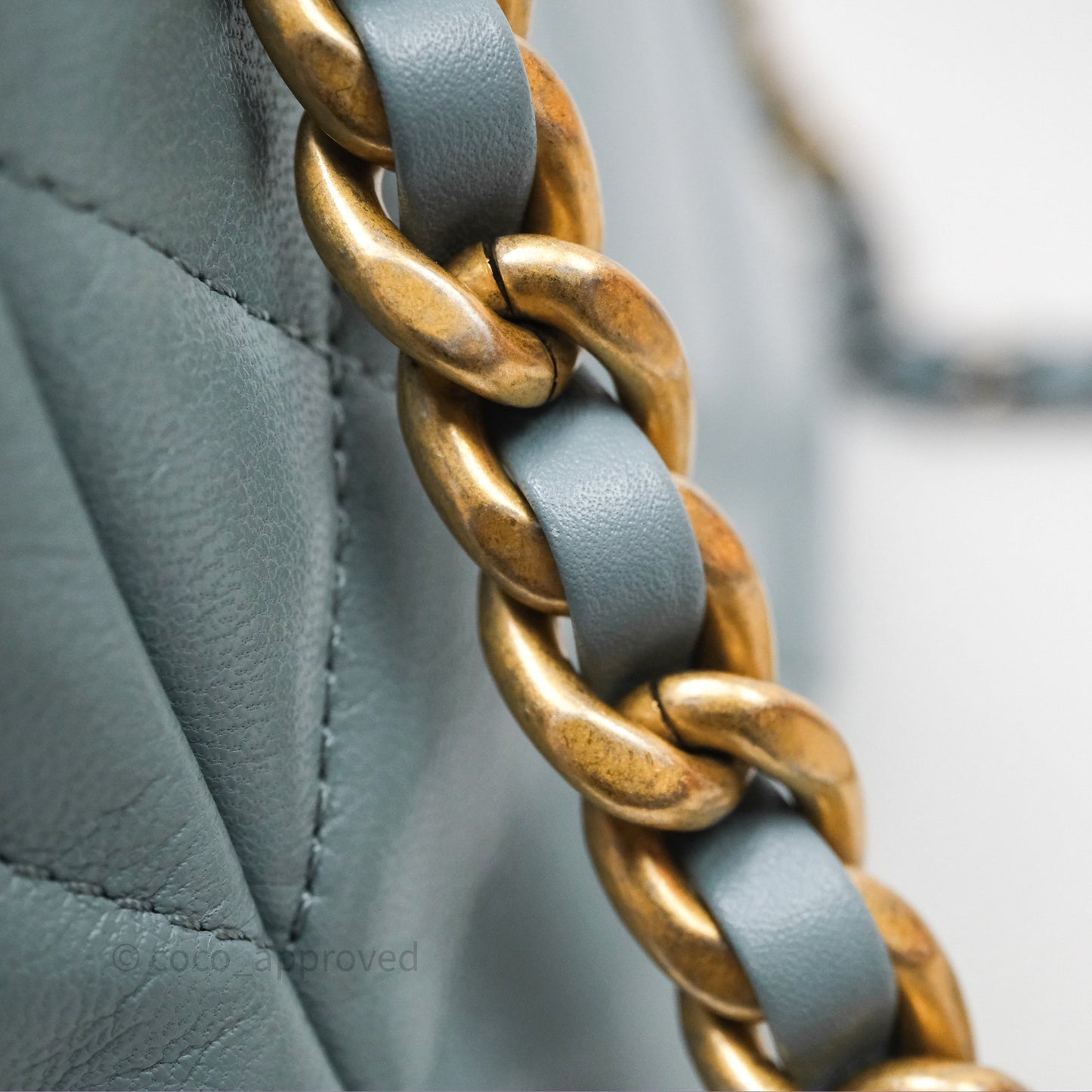 Chanel 19 Small Blue Mixed Hardware