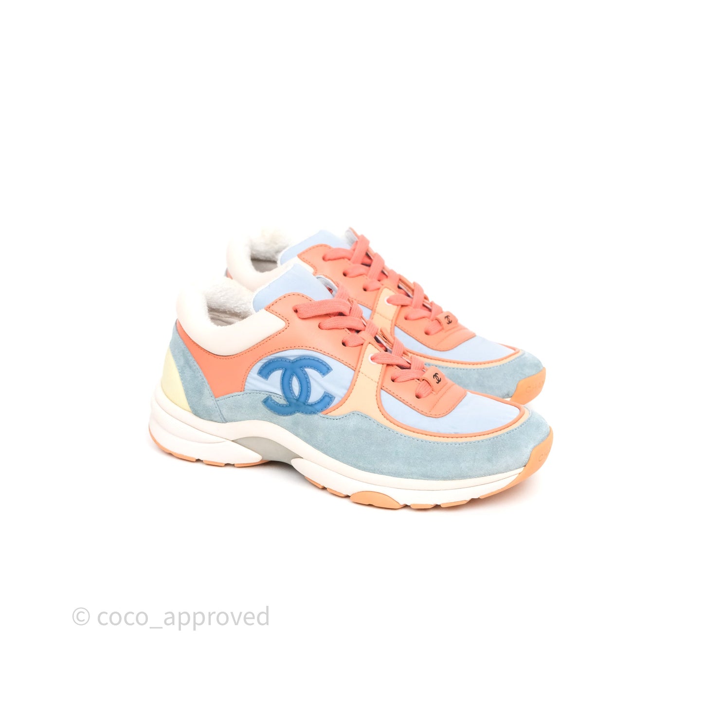 Chanel CC Sneakers Multicolor Size 38