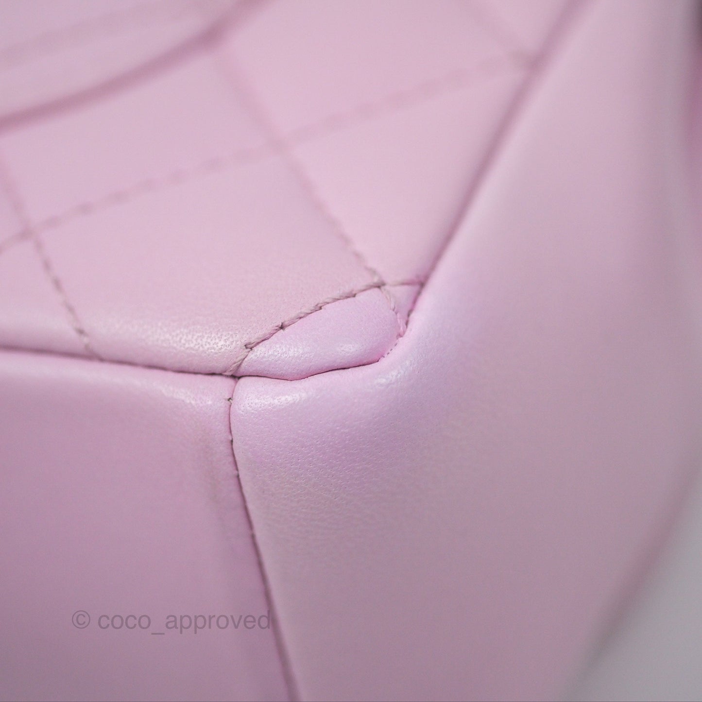 Chanel Quilted Flap Bag Pink Lambskin Aged Gold Hardware