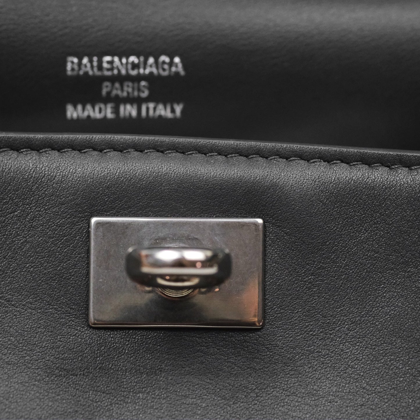Balenciaga Rodeo Mini in Grey Smooth Calfskin Antique Silver Hardware