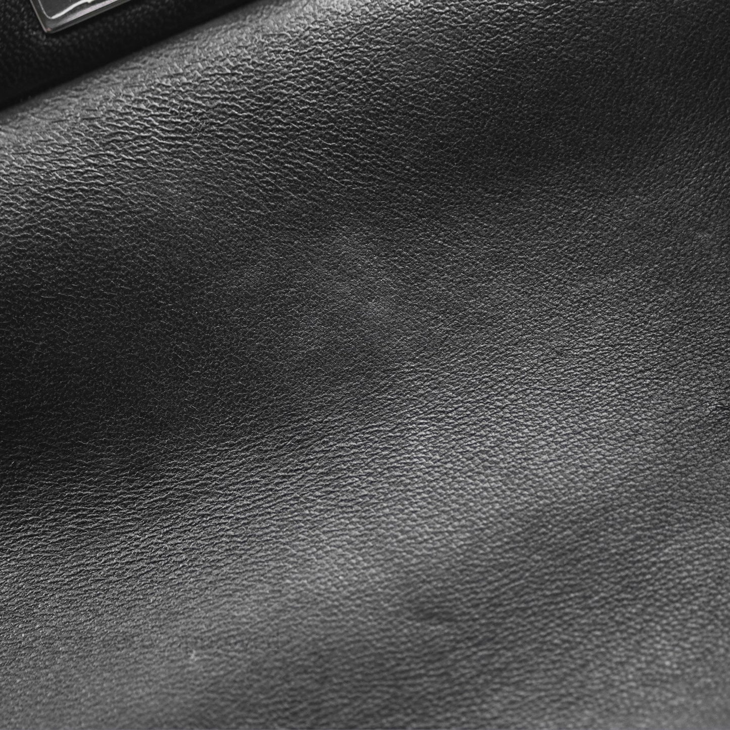 Chanel Quilted Mini Rectangular Flap Black Lambskin Silver Hardware