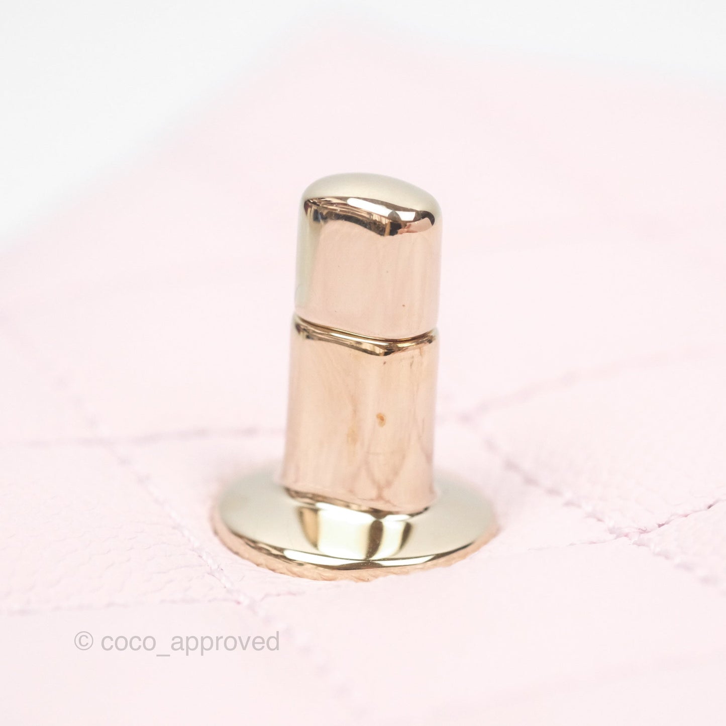 Chanel Mini Coco Handle Quilted Light Pink Caviar Gold Hardware