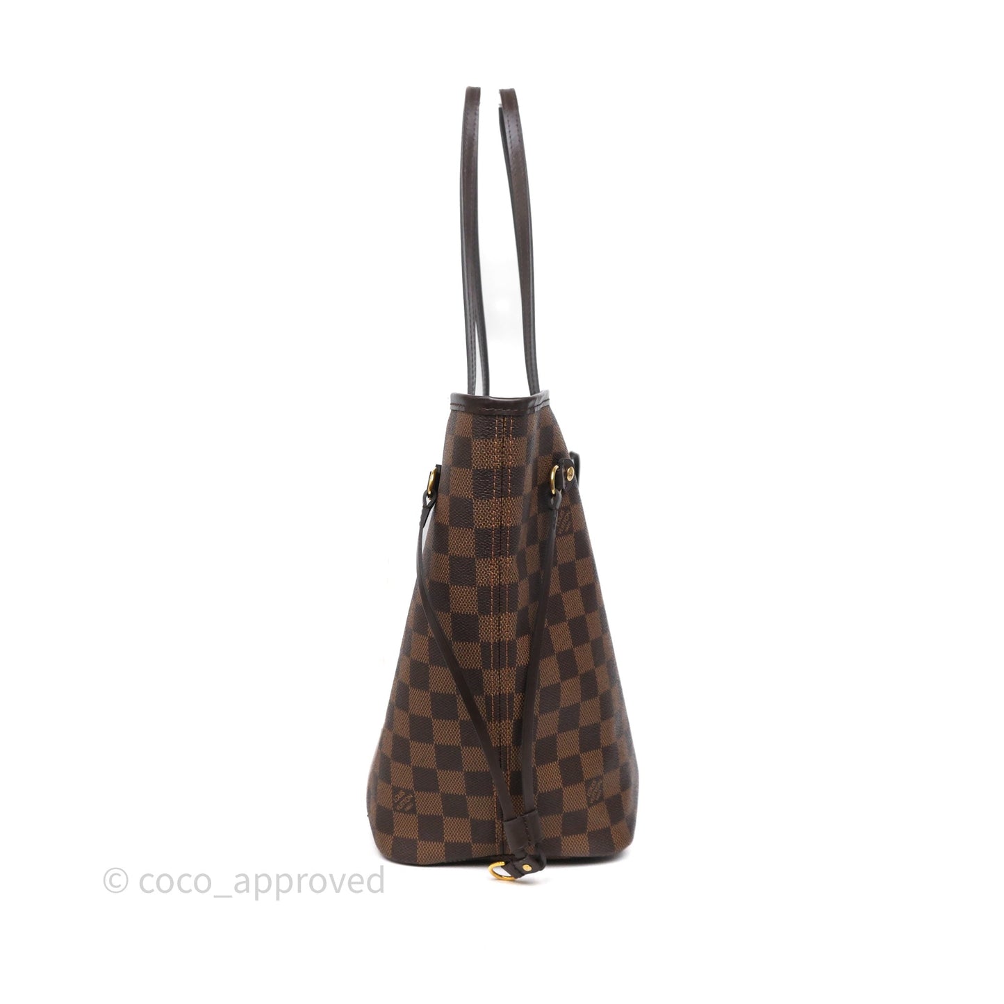 Louis Vuitton Neverfull MM Tote Bag Damier Ebene Canvas