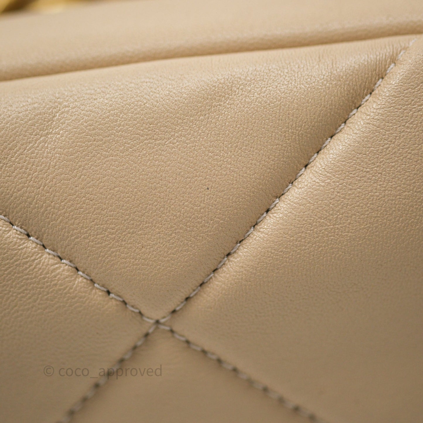 Chanel 19 Small Beige Mixed Hardware