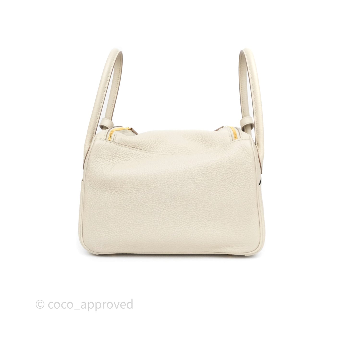 Hermès Lindy 26 Beton 8L Clemence Gold Hardware