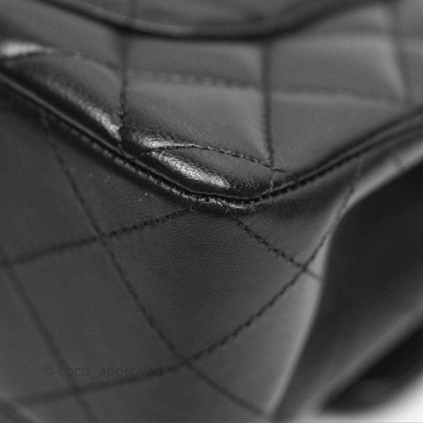 Chanel Small Classic Flap Quilted Black Lambskin Gold Hardware