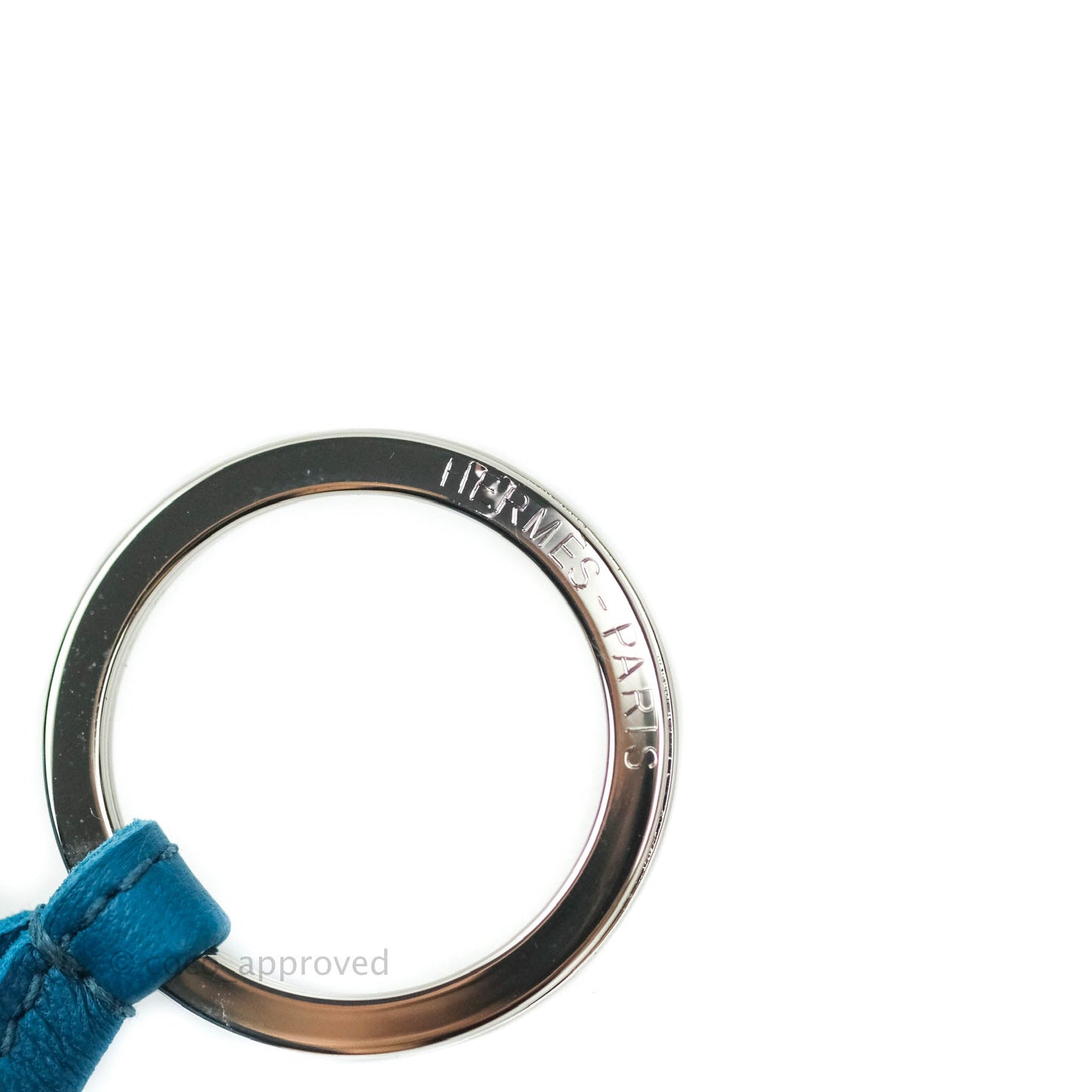 Hermès Lambskin Leather Carmen Uno-Dos Key Ring