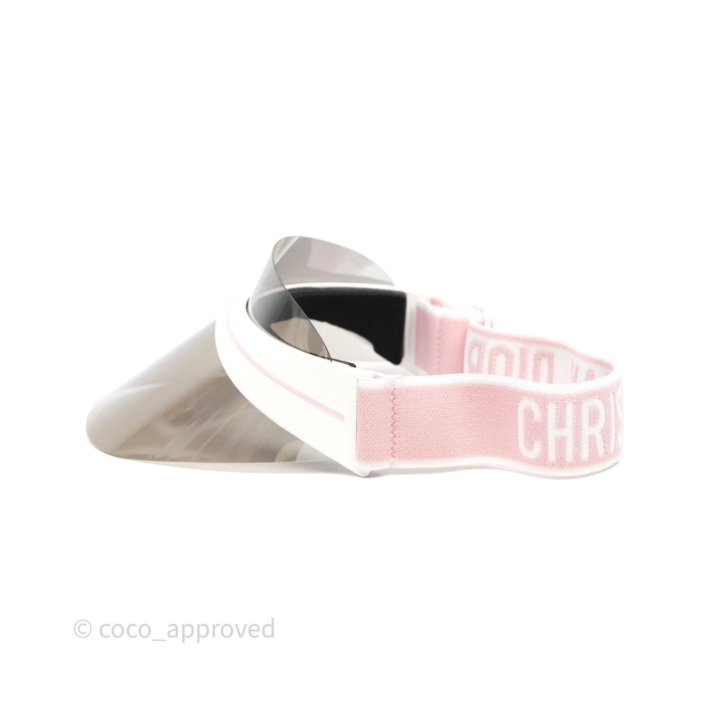 Christian Dior Diorclub Pink White Sun Visor