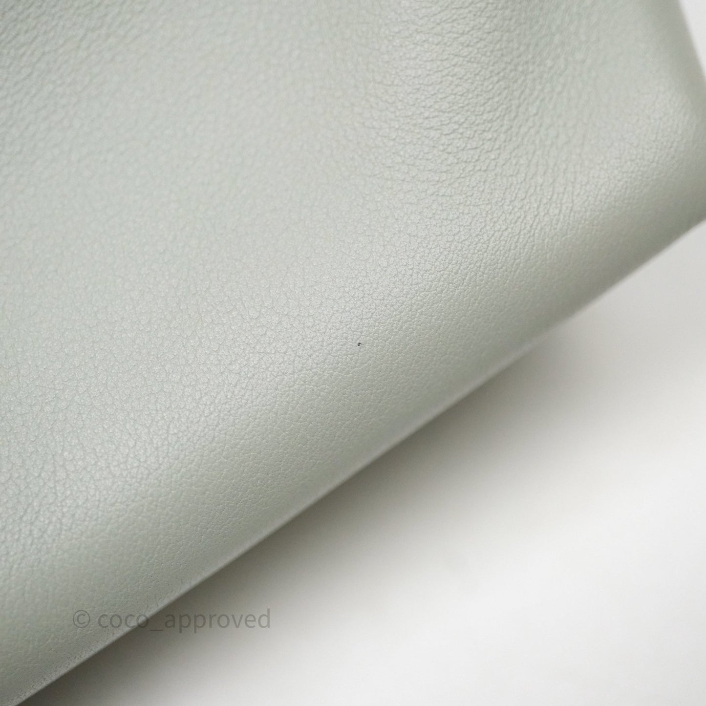 Loewe Flamenco Mini Clutch Bag Calfskin Green