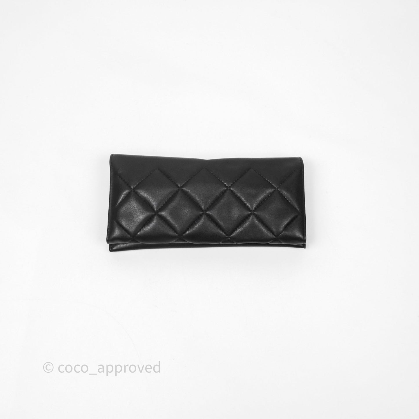 Chanel Round Sunglasses With Chain Black
