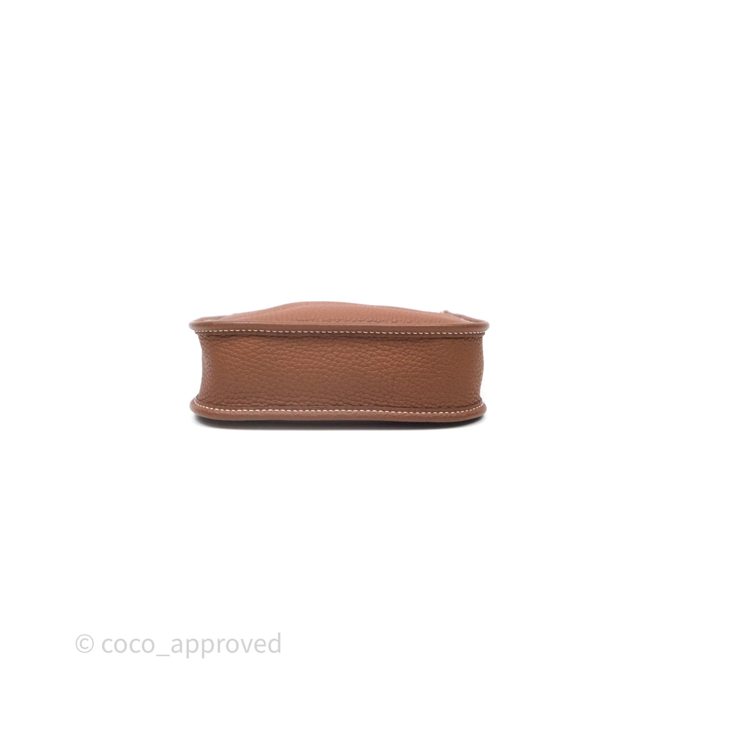 Hermès Mini Evelyne 16 Amazone Gold 37 Clemence Palladium Hardware