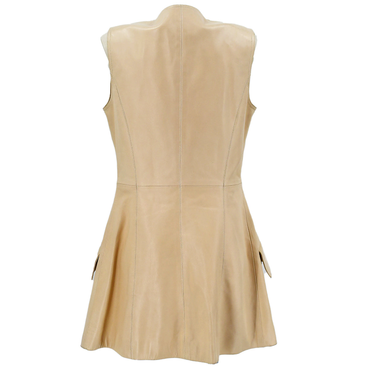 Luxury Chanel 97P #40 Vest Jacket Beige