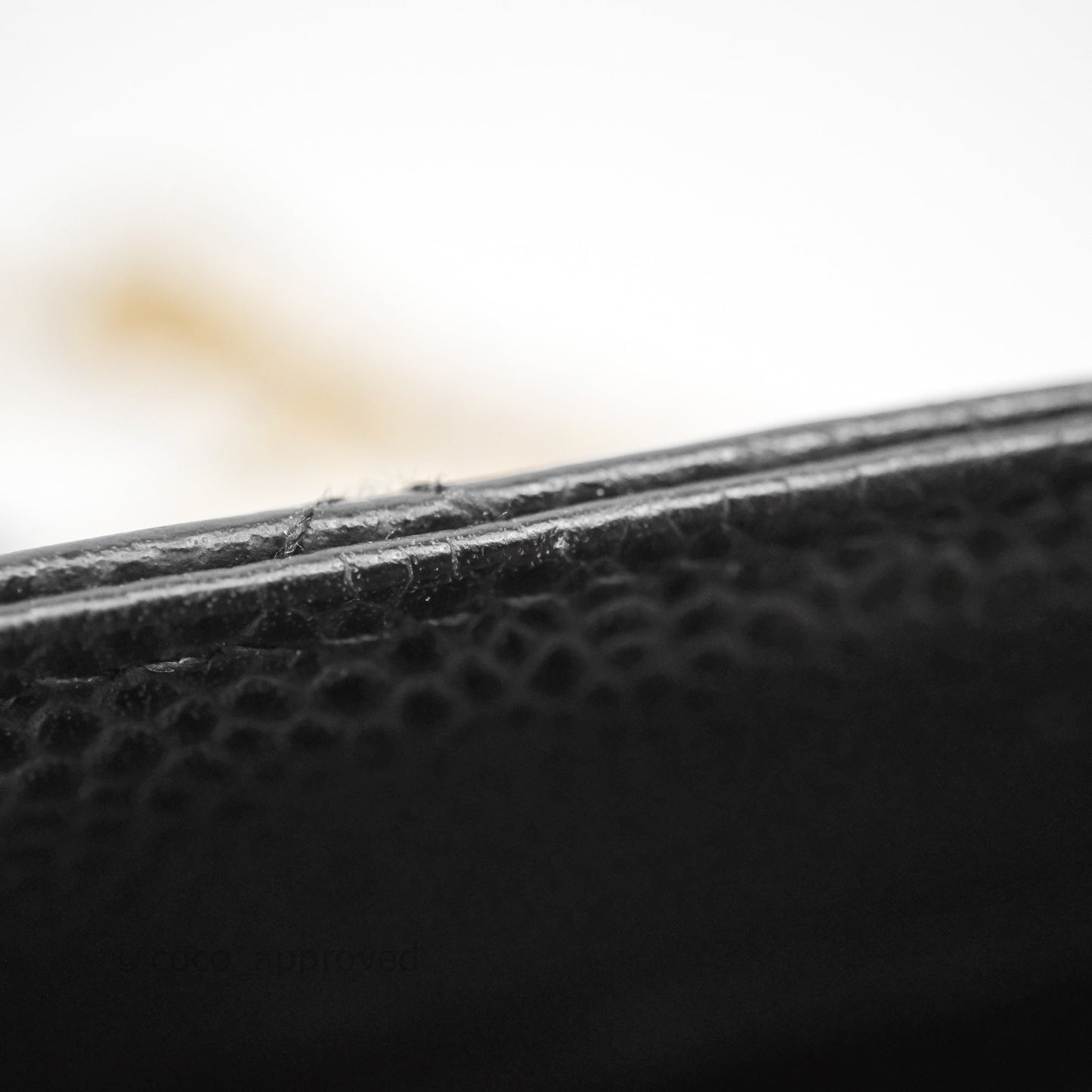 Chanel Quilted WOC Black Caviar Gold Hardware
