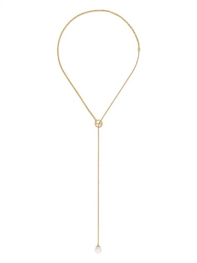 Luxury Gucci Trending 2025 Blondie Pearl Drop Necklace Gold
