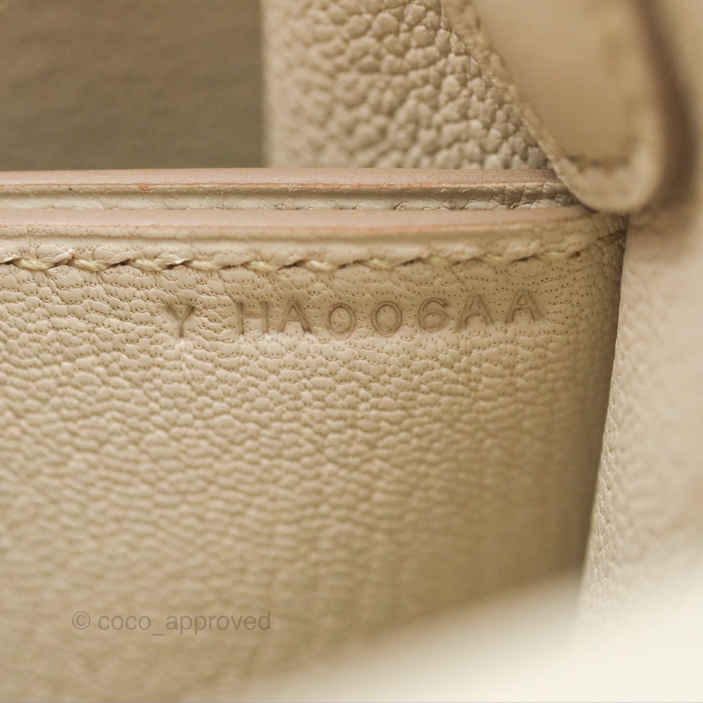 Hermès Roulis Mini 18 Beton Evercolor Permabrass Hardware