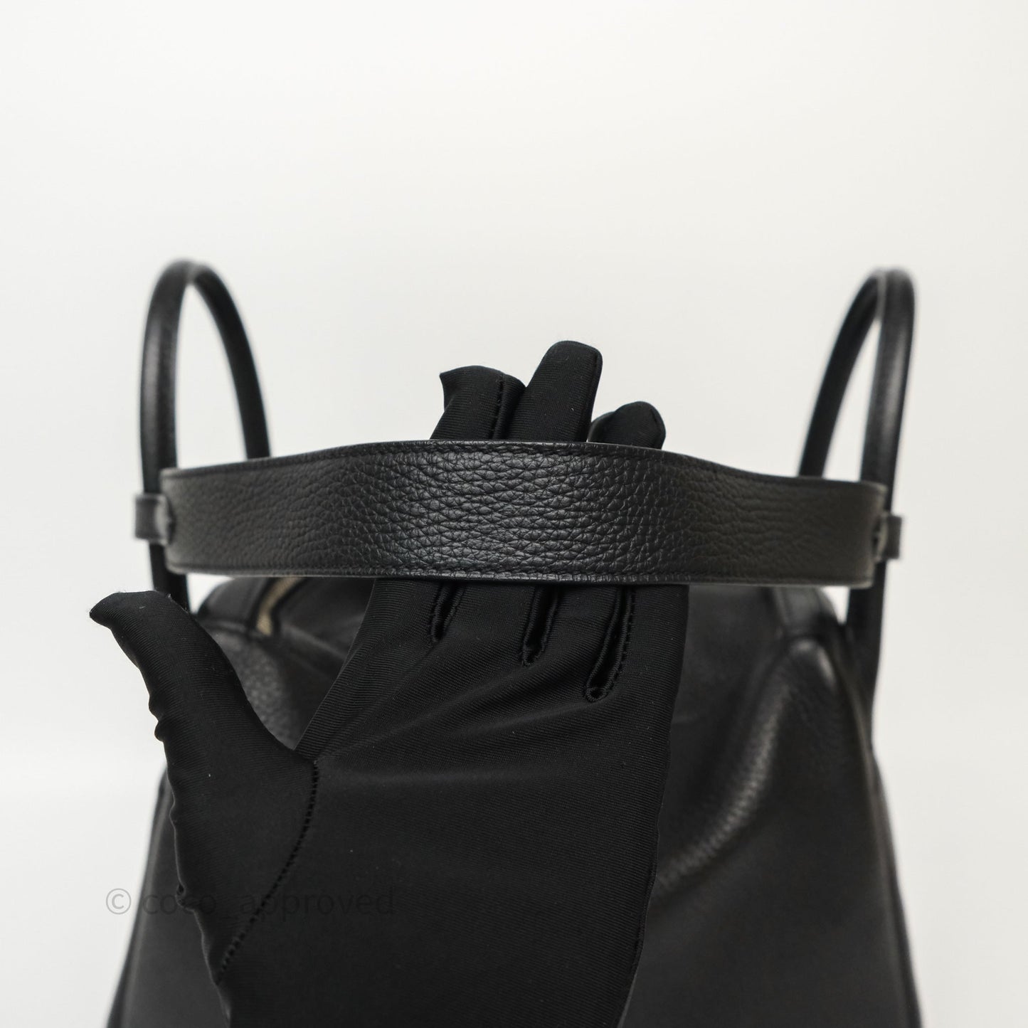 Hermès Lindy 30 Black Clemence Palladium Hardware