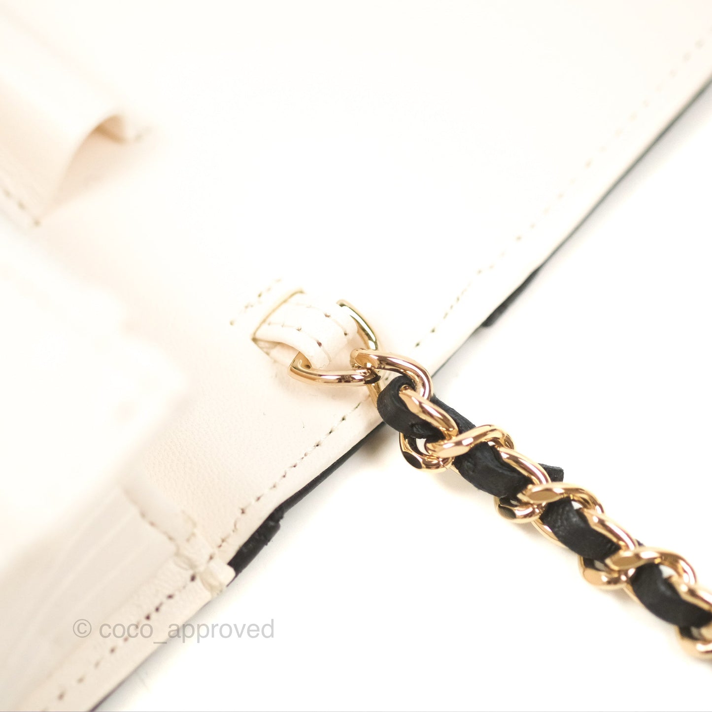 Chanel Quilted Book Wallet on Chain WOC Black Lambskin Gold Hardware