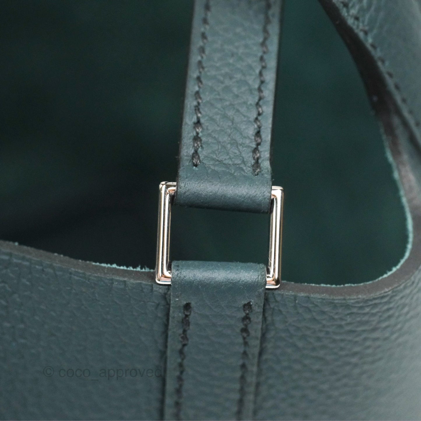 Hermès Picotin Lock 18 Vert Rousses Clemence Palladium Hardware