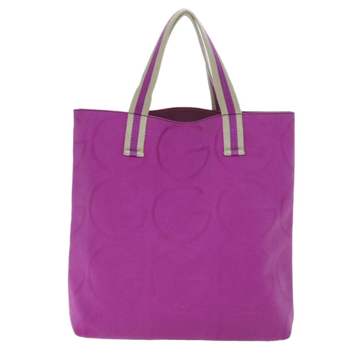 Luxury Gucci Trending 2025 Sherry Line Tote Bag Canvas White Purple