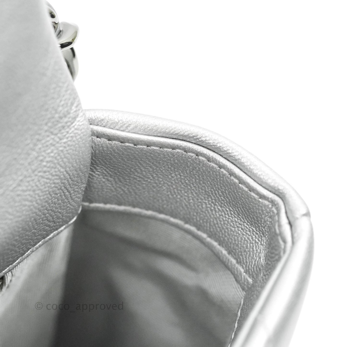 Chanel 19 Small Silver Mixed Hardware 20B