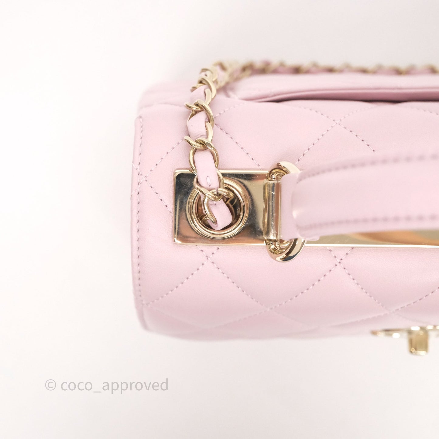 Chanel Small Trendy CC Lilac Lambskin Gold Hardware