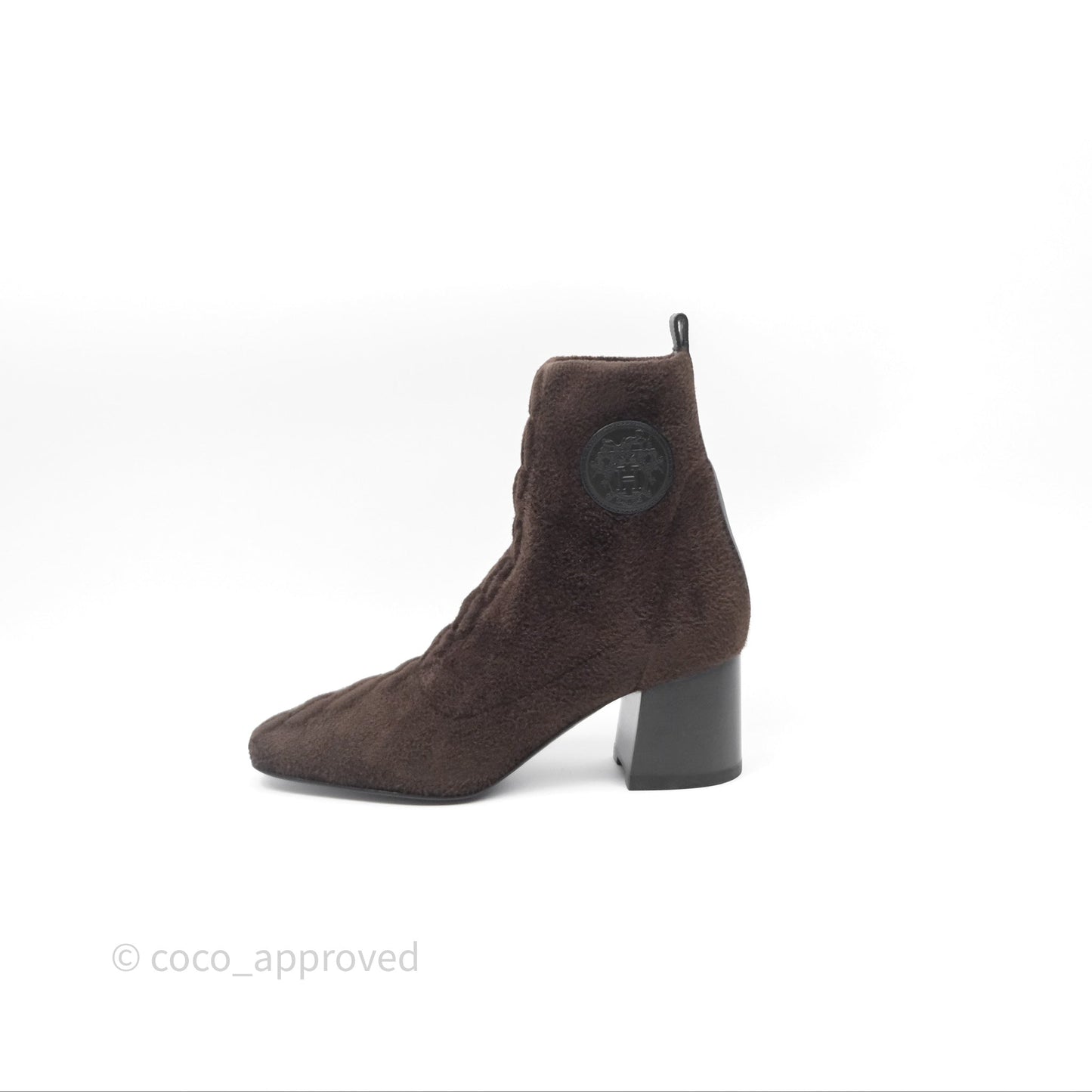 Hermès Volver 60 Ankle Boots Marron/ Noir