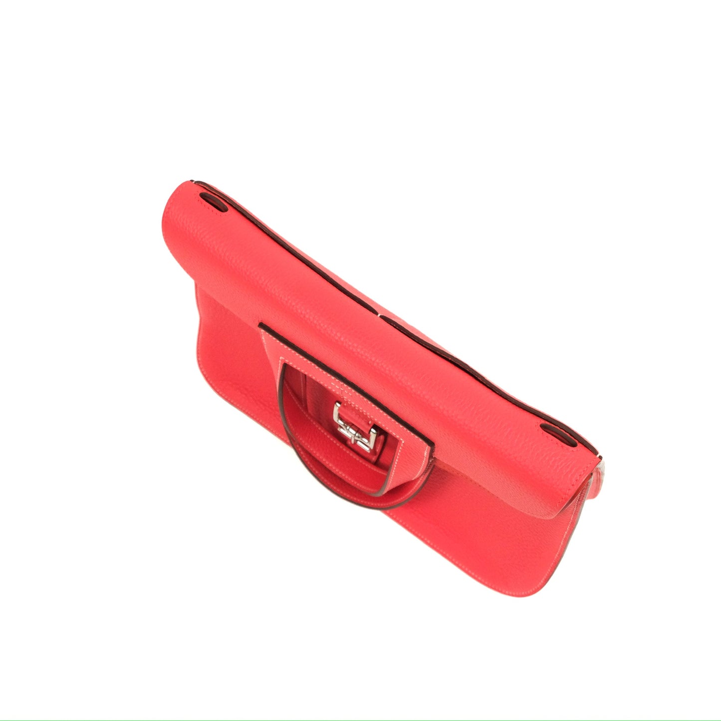 Hermès Halzan 31 Red Palladium Hardware